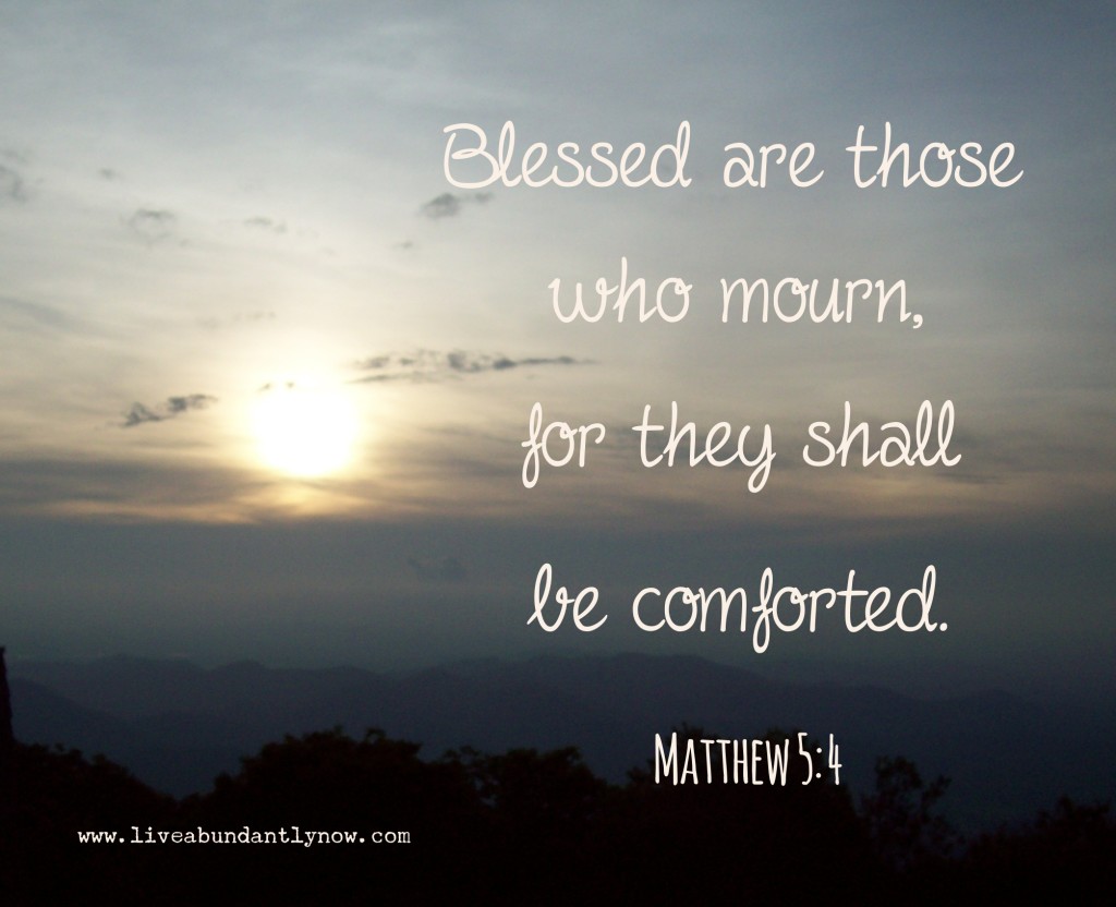 BLESSED ARE THOSE WHO MOURN